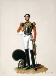 Leutnant Thomas Myddleton Biddulph (1809-78) 1. Life Guards, 1833